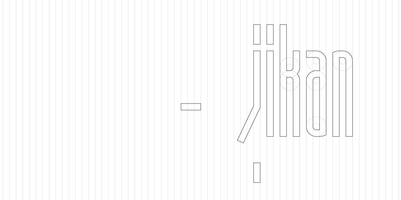 Jikan - Costruzione logo